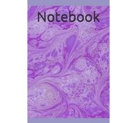 AMIZO lined 6x9in 110 page Journal, Notebook. Work, home, school, office, diary. Purple