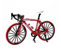 AMJKEJI Modelo de Bicicleta de Dedo, 1:8 Modelo de Bicicleta de montaña, Juguete de Miniatura, colección Decorativa para Oficina, hogar, Regalos para Cumpleaños, Bodas, Pascua, Navidad (Rojo)
