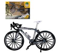 AMJKEJI Modelo de Bicicleta de Dedo, 1:8 Modelo de Bicicleta de montaña, Juguete de Miniatura, colección Decorativa para Oficina, hogar, Regalos para Cumpleaños, Bodas, Pascua, Navidad (Negro)