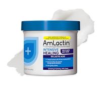 AmLactin Rapid Relief Restoring Body Cream - 12 oz Tub - 2-in-1 Exfoliator and Moisturizer for Dry Skin with 15% Lactic Acid and Ceramides for 24-Hour Moisturization