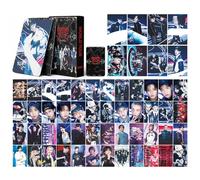 AMLHTY 55 tarjetas Kpop Stray Kids Domin ATE WorldTour Japan Photocards Domin ATE New Album Cartas Stray Kids Mini Merch Photocard Set Kpop Greeting Card Postales para Fans