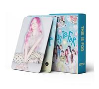 AMLHTY - Lote de 55 tarjetas Kpop TWICE para tarjetas de fotos de este tipo para el nuevo álbum, tarjetas TWICE Mini Merch Photocards Set Kpop Greeting Card Postales para aficionados