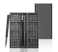 Amlope 50 en 1 Juego de Destornilladores de Precisión Mini Destornilladores Pequeños Kit S2 Herramienta de Reparación de Destornillador Magnético para i-Phone,Teléfonos,Ventilador, Gafas,Relojes