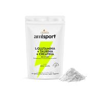 amlsport Ana Maria Lajusticia L-Glutamina + Taurina + Creatina Sandía | 590 Gr, Sin Gluten, Sin Lactosa, Apto para Veganos, Envase para 35 Días