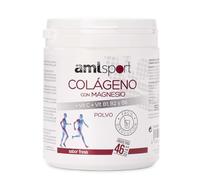 Colágeno con Magnesio y Vitamina C + B1 B2 B6 Amlsport Ana Maria Lajusticia 350 g de polvo (Fresa)