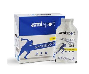 Amlsport Magnesio Total Gel Limón 12 Sobres - Mantenimiento de Huesos y Músculos