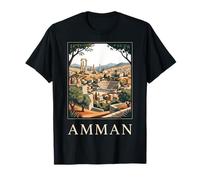 Ammán Jordania Ciudadela Teatro Romano Escena histórica de la Ciudad Camiseta