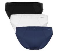 AMMANN Slip Hombres 3er Paquete - Mini Slip Algodón & More, Ton-In-Ton Rayas, B