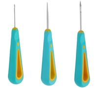 Ammboco 3 Piezas Taladros Manuales de Cono de Orificio Redondo Punzón Aguja Herramienta de Mecha de Vela para Fabricación de Velas