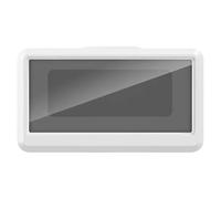 Ammboco Soporte de Pared Impermeable para Teléfono Inteligente, para Pantalla Táctil, para Ducha, Sellado, Color Negro.