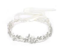 Ammei Headpiece Bridal Headbands Crystal Pearl Hair Vines Bohemian Style Wedding Headpieces For Bride Wedding Hair Accessories