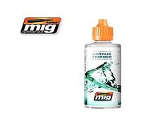 Ammo MIG-2000 diluyente Auxiliar acrílico, Multicolor, 60 ml (Paquete de 1)