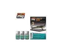 Ammo MIG-7415 German Late Fighters - Juego de climatización de Aviones, Multicolor