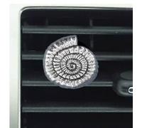 Ammonite Fossil pp-p07 - Ambientador de aire (2,6 x 2,8 cm), diseño de peltre, color negro