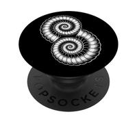 Ammonites Fósiles Prehistoria Geólogos Ciencia Naturaleza PopSockets PopGrip Adhesivo