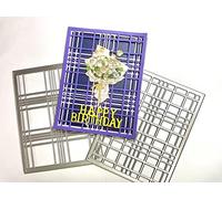 Ammsochy Troqueles de corte con fondos 3D, plantillas de metal, herramientas de álbumes de recortes, manualidades, plantilla de acero al carbono para hacer tarjetas de papel, álbumes, manualidades