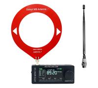 AMNVOLT V4 ATS Mini DSP Radio, Full Band Am FM LSB USB Receiver with Headphone Amplifier & Hi-Z Circuit, 1.9 Inch IPS Screen ESP32-S3 & SI4732 DSP Radio for Travel Walking Hiking Camping