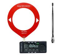 AMNVOLT V4 ATS Mini DSP Radio, Full Band Am FM LSB USB Receiver with Headphone Amplifier & Hi-Z Circuit, 1.9 Inch IPS Screen ESP32-S3 & SI4732 DSP Radio for Travel Walking Hiking Camping