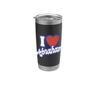 Amo a Abraham Vaso térmico de acero inoxidable de doble pared