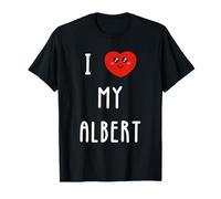 Amo A Albert Nombre Gracioso Camiseta