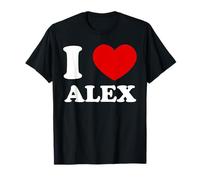 Amo a Alex, amo a Alex Funny Alex Camiseta