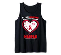 Amo a Alguien con Conciencia del síndrome de Marfan Camiseta sin Mangas