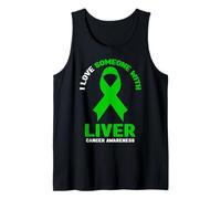 Amo a Alguien con Conciencia sobre el cáncer de hígado Camiseta sin Mangas
