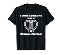 Amo a Alguien con Spinal Fusion Support Recovery Healing Camiseta
