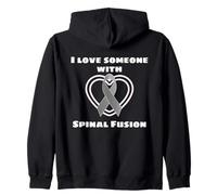 Amo a Alguien con Spinal Fusion Support Recovery Healing Sudadera con Capucha