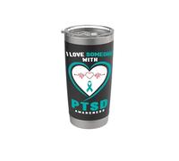 Amo a alguien con TEPT - Conciencia sobre el TEPT Vaso térmico de acero inoxidable de doble pared