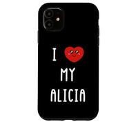 Amo A Alicia Nombre Gracioso Carcasa para iPhone 11