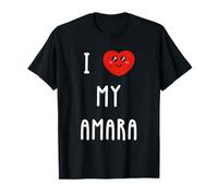 Amo A Amara Nombre Gracioso Camiseta