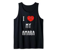 Amo A Amara Nombre Gracioso Camiseta sin Mangas