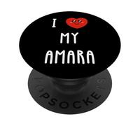 Amo A Amara Nombre Gracioso PopSockets PopGrip Adhesivo