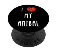 Amo A Anibal Nombre Gracioso PopSockets PopGrip Adhesivo