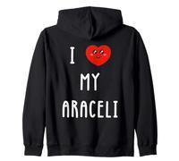 Amo A Araceli Nombre Gracioso Sudadera con Capucha
