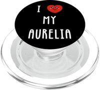 Amo A Aurelia Nombre Gracioso PopSockets PopGrip para MagSafe
