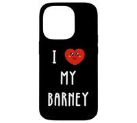 Amo A Barney Nombre Gracioso Carcasa para iPhone 14 Pro