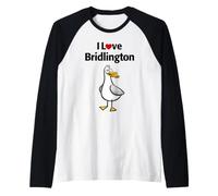 Amo a Bridlington Camiseta Manga Raglan