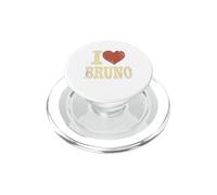 Amo A Bruno Camiseta Nombre Amigo Amo A Bruno Corazón PopSockets PopGrip para MagSafe
