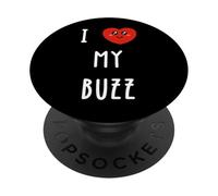 Amo A Buzz Nombre Gracioso PopSockets PopGrip Adhesivo