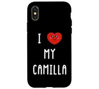Amo A Camilla Nombre Gracioso Carcasa para iPhone X/XS