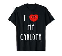Amo A Carlota Nombre Gracioso Camiseta