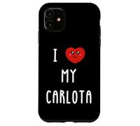 Amo A Carlota Nombre Gracioso Carcasa para iPhone 11