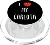Amo A Carlota Nombre Gracioso PopSockets PopGrip para MagSafe
