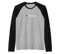 Amo a Cézanne Camiseta Manga Raglan