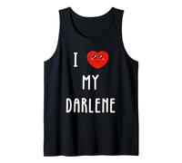 Amo A Darlene Nombre Gracioso Camiseta sin Mangas