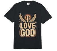 Amo a Dios Alas Fe Espiritual Conexión Divina Comfort Colors Adult Heavyweight T-Shirt