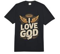 Amo a Dios con alas y Paloma Comfort Colors Adult Heavyweight T-Shirt