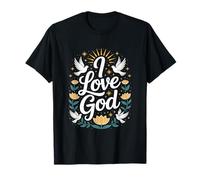 Amo a Dios Devoción Fiel Espiritual Camiseta
